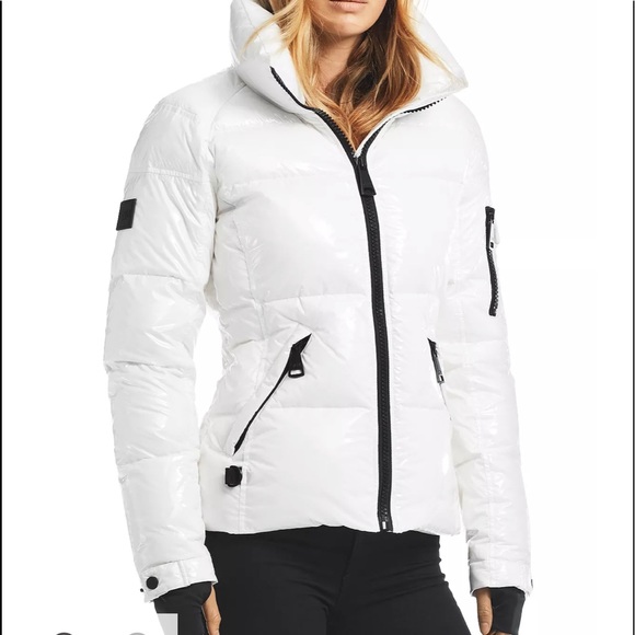 Sam White Puffer Coat 